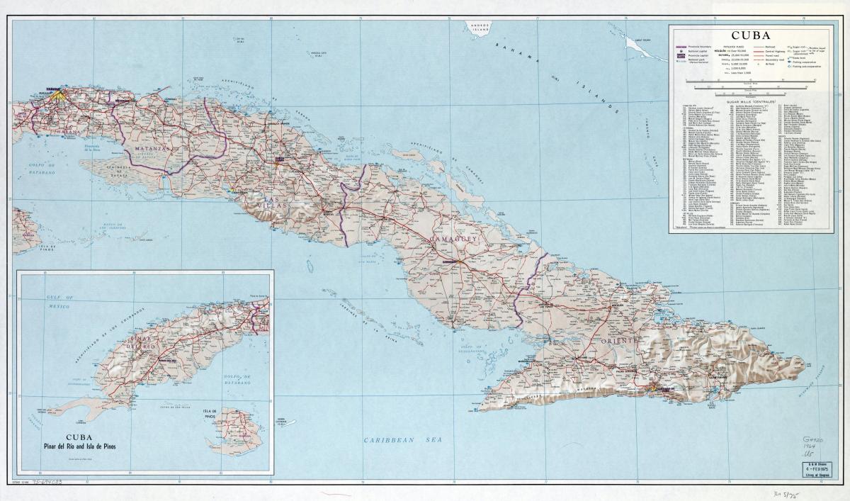 Mapa de la ciudad de Cuba